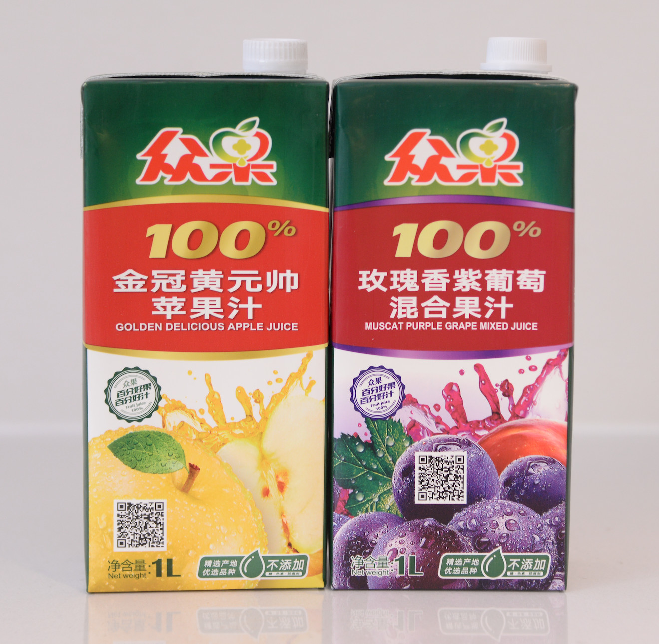 1000ml Slim Juice Paper Packing Material With 6 Months - 12 Months Shelf Life