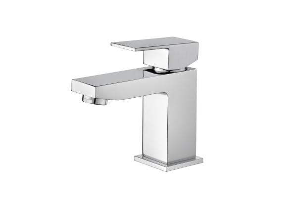 Buy cheap Single Lever Brass Wall Mixer Tap Ceramic Valve Chrome Finish from wholesalers