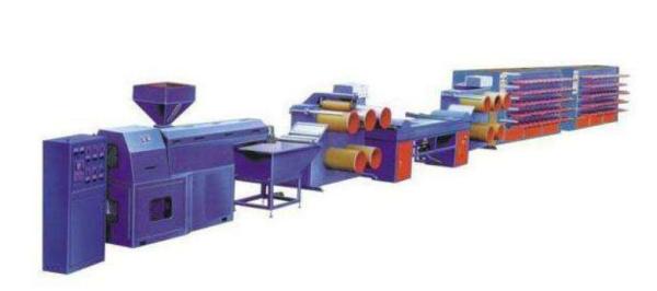 Buy cheap PP / HDPE Woven Bags Flat Yarn Extrusion Line , Flat Film Stretching Line from wholesalers