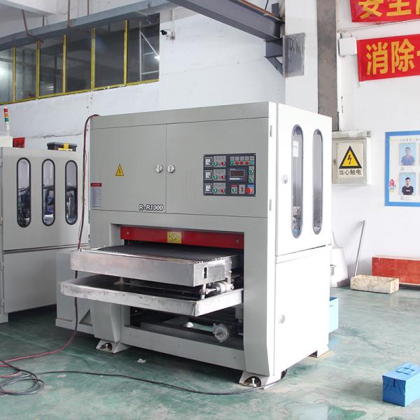 Buy cheap 1000mm Standard Automatic Belt Grinding Metal Polishing Deburring Machine For Sheet Metal from wholesalers
