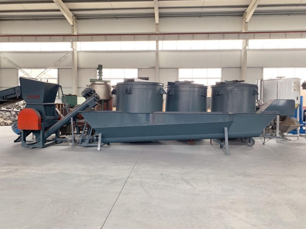 Farms Shandong Waste Plastic Recycling Machine PET Washing Line With Label Remover Machine