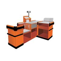 Buy cheap 180CM SS Supermarket Checkout Counter 33in With Conveyor Belt product