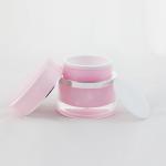 15G Irregular Fancy Pink Cosmetic Cream Plastic Jar Acrylic Packaging
