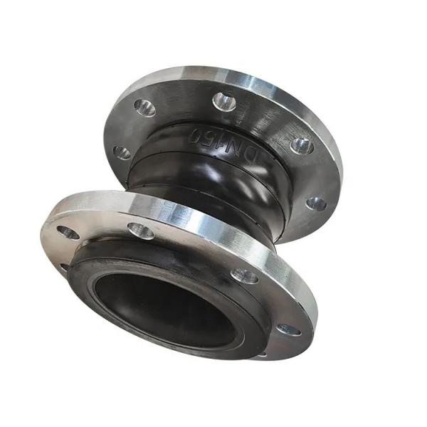 DN300 Pipe Connector Flange Type Rubber Bellow Pump Epdm Double Sphere Expansion