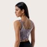 Buy cheap Buttery Soft Tie Dye Yoga Bra High Impact Bra Push Up Shockproof Gym Fitness Bra from wholesalers