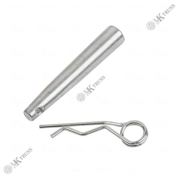 Buy cheap Stage Truss Aluminum Spare Parts Spigot Pin for 50mm Tube Truss Connection from wholesalers