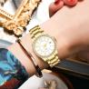 Buy cheap Elegant Stainless Steel Alloy Case Diamond Quartz Watch Design For Women from wholesalers