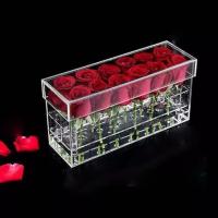 Buy cheap Wholesale 12 Holes Clear Acrylic Flower Acrylic Box product