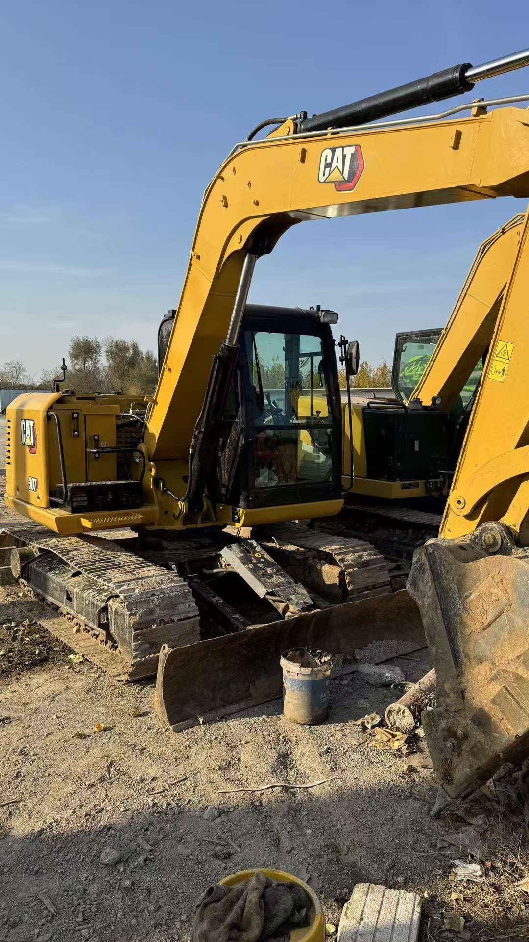 Original Caterpillar Brand Used Cat 307 Excavators 7 Ton Constrution Machine With 41.5 Kw Power