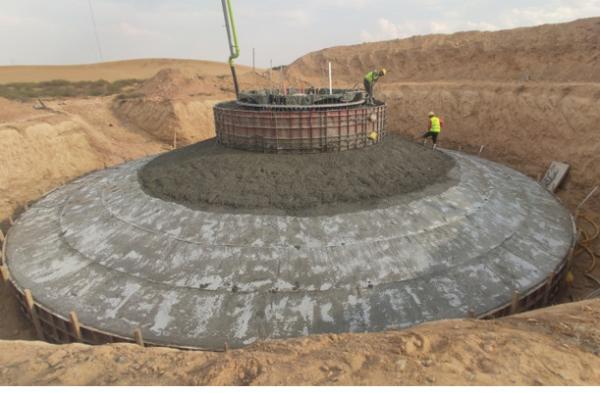 Buy cheap Wind Power Generation Concrete Tower Wind Turbine Anchor Bolts And Steel Plate from wholesalers