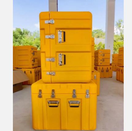 Buy cheap Large Volume Yellow Roto Molded Storage Box Rotoplastic Turnover Box Aluminum Mold from wholesalers