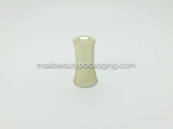 Buy cheap N2016 uv metallic gold coating finish nail polish cap nail polish packaging shiny gold cap plastic cap from wholesalers