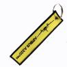 Buy cheap Yellow Airplane Letter Double Sided Embroidered Keychain Aviator Keychain Fashion Gadget from wholesalers