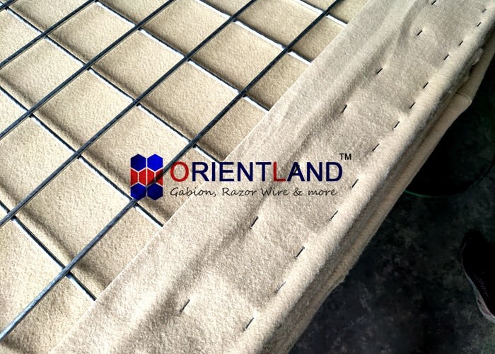 MIL10 2.12x1.52x30.5m zinc-aluminum alloy steel wire Hesco Barrier