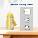 Breast milk USB Portable Travel Bottle Warmer PVC BPA Free For Night Feeding