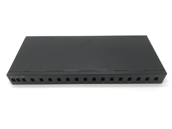 Wall / Pole Mount Indoor Fiber Termination Box , ABS Plastic Case PLC Splitter