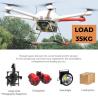 Buy cheap High Endurance 35KG Payload Industrial Inspection Drone 6 Rotor 34in Propeller 1900mm HX160MPelbase from wholesalers