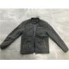 Buy cheap Winter Mens Nubuck Leather Jacket Charcoal Color Mandarin Collar TW68174 from wholesalers