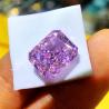 Buy cheap GRA Pink Mosanite Gem Radiant Cut VVS Loose Emerald Moissanite Diamond princess cut moissanite ring pink moissanite from wholesalers