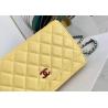 Buy cheap Inclined Shoulder Cowhide 19cm Luxury Brand Wallet With Chain from wholesalers