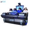 Buy cheap VR Family Type 9D VR Cinema 4 Seats Movies Roller Coaster Full Motion Simulator from wholesalers