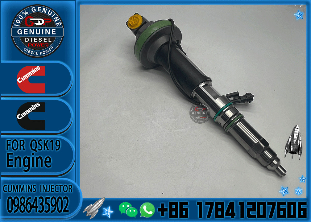 Fuel Injector 0986435615 0986435613 0986435902 F00BJ00008 F00BJ00009 For QSK19 QSK38 QSK50 QSK60 Engine