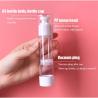 Buy cheap Transparent Plastic Airless Cosmetic Packaging With Spray Pump Screw Up from wholesalers