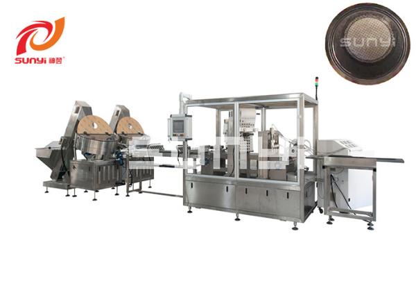 Buy cheap Automatic LavazzaBlue Coffee Capsule Bottom Filter Sealing Machine from wholesalers