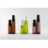 Buy cheap Screen Printing Amber Cosmetic Bottles For Skin Care Lotion 30 / 60 / 80ML from wholesalers
