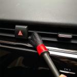 Soft PP Bristle 5 Pcs Car Detail Cleaning Brush For Car Interior Panels