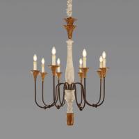 Buy cheap Mexican black wrought iron candle chandelier for home lighting（WH-CI-27) product
