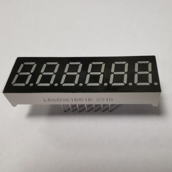 Buy cheap Ice Blue 6-digit 0.36-inch 7 Segment LED Display, Widely Used for Instrument Panel from wholesalers