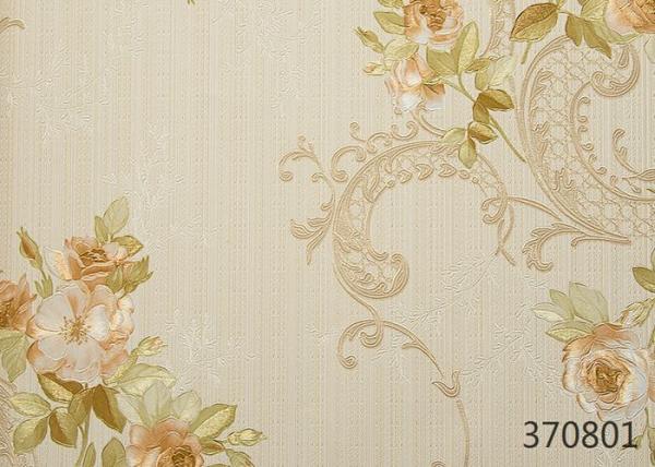 Buy cheap Modern Style Vinyl Embossed Wallpaper For Restaurant Decoration , Floral Pattern from wholesalers