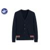 Buy cheap Bottom Stripes Mens Knit Cardigan Sweater V Neck Buttons Up Apparel from wholesalers