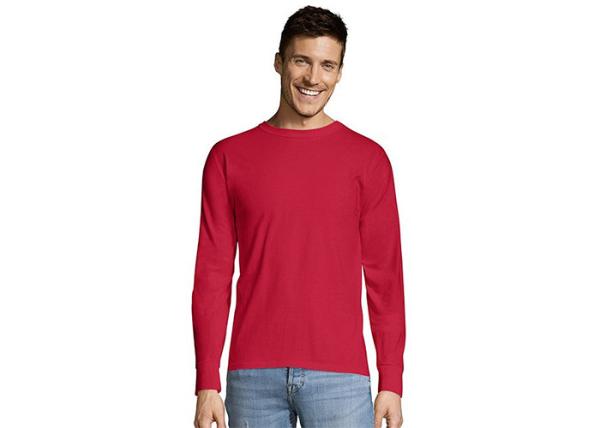Buy cheap Red Knitting Mens Casual T - Shirts traditional set - in sleeves O - Neck from wholesalers