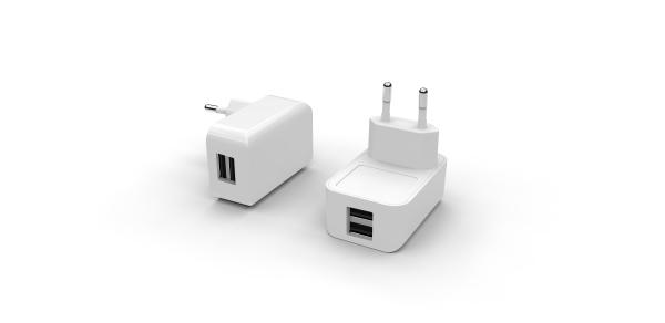 Buy cheap RoHS Twin Port 5V2.4A European USB Charger from wholesalers