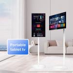 Qtenboard Touch Screen Smart Mobile Rolling TV Built-In Battery Speaker Android