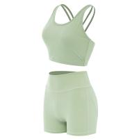 Buy cheap Butt Lifying Shorts Female Sports Bras Ribbed Seamless Workout Sets Activewear product