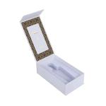 Biodegradable Black And Gold Gift Box , Paperboard Matte Packaging Box With