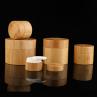 Buy cheap SGS Skincare 10g Double Wall Bamboo Cream Jars Container from wholesalers