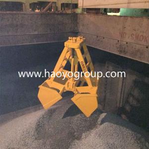 Wholesale 6-12m3  Yellow Iron ore discharging  wireless radio remote controlled grab from china suppliers