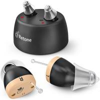 Buy cheap Analog Rechargeable CIC Hearing Aids Invisible Mini Beige product