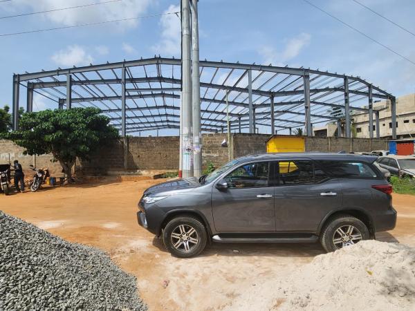 Buy cheap Q355B Steel Frame House Construction , Prefabricated Warehouse Buildings In Steel from wholesalers