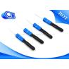 Buy cheap IL<0.5dB Blue 0.9mm Optical Fiber Fast Connector Hot Melt Single Mode / Sc Type Fiber Optic Connector from wholesalers