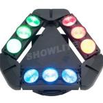 9*10W RGBW Spider LED Beam Moving Head Light LED BAR DJ disco Effect Light
