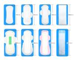 Negative Green Anion Chip Wholesome Disposable Cotton Sanitary Napkins for Women