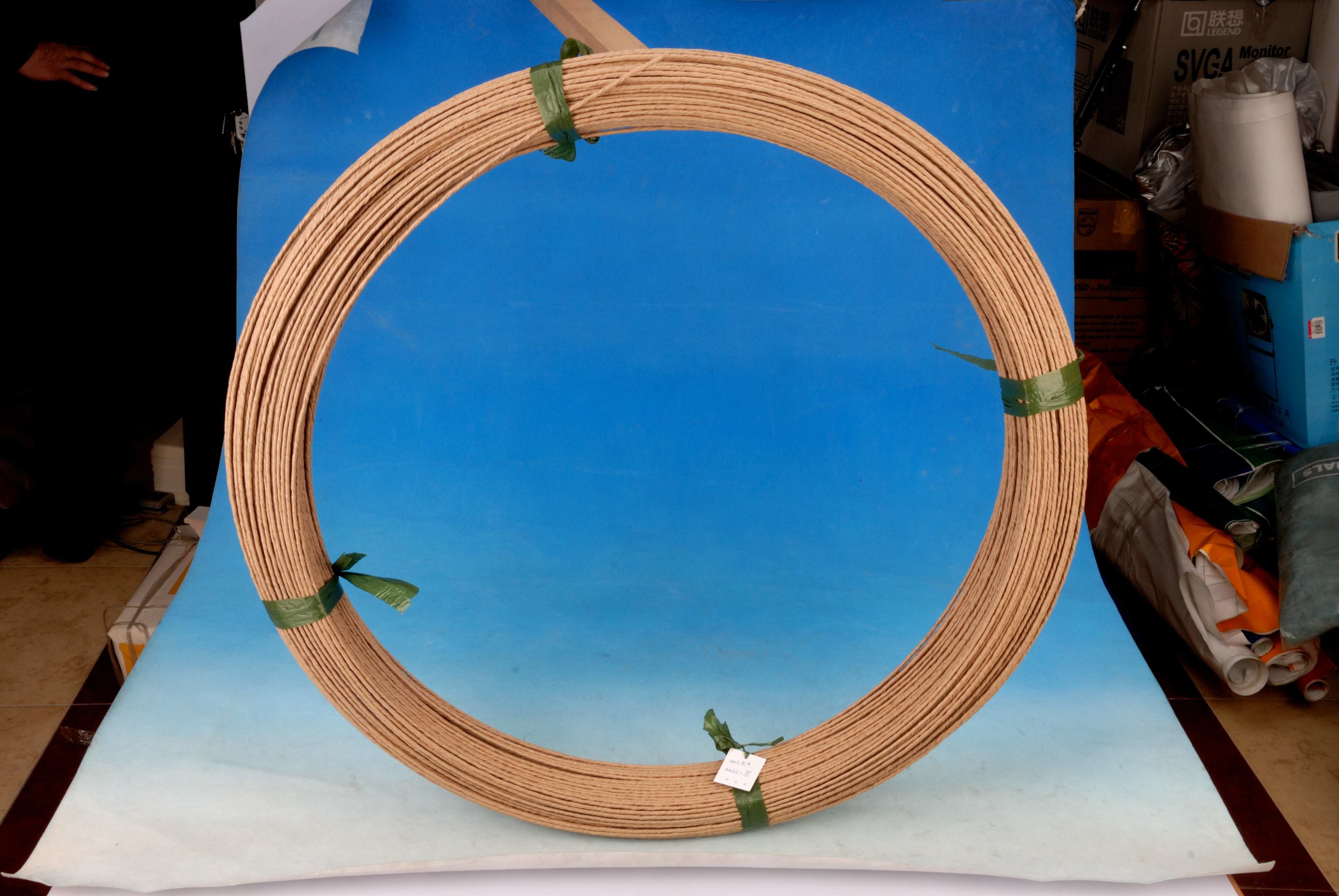 Steel wire packed with Kraft paper used on sofa cushion as support accessories