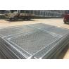 Buy cheap Carbon Steel Pipe Temporary Chain Link Fence Metal Fence Panels 6'X9.5' 2⅜"X2⅜" from wholesalers