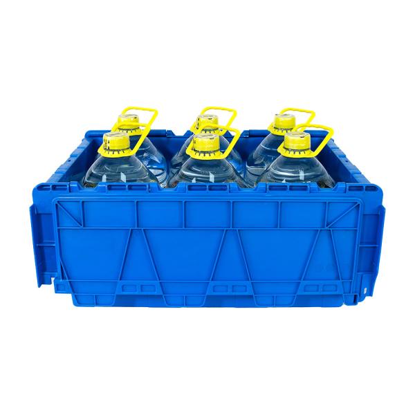 Buy cheap Tourtop Plastic Fruit Crate for Food Transport Container OEM Acceptable 600x400x325mm from wholesalers