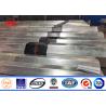 Buy cheap 16m 1800 Dan Galvanized Steel Tubular Pole For Distribution Line Project from wholesalers